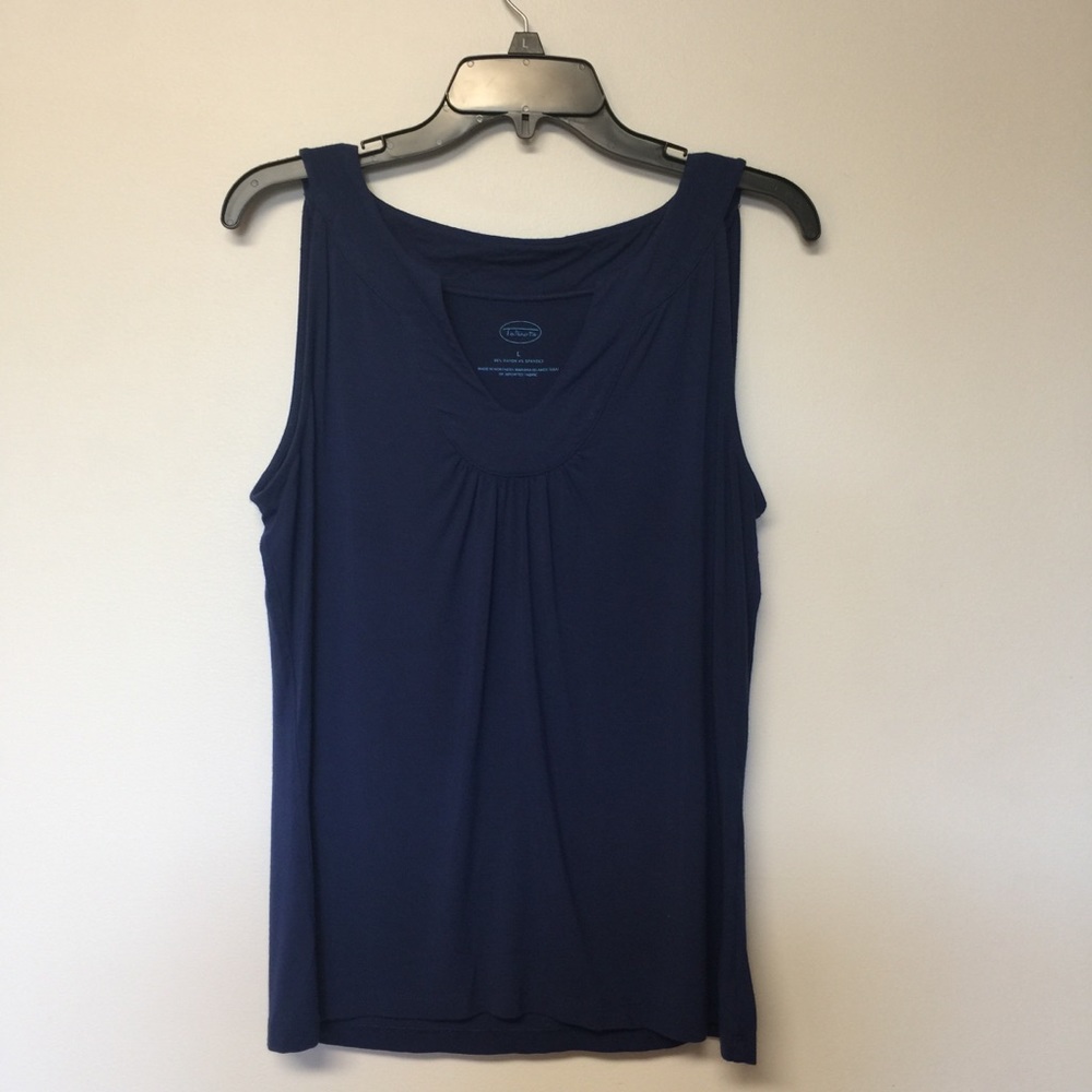 Talbots sleeveless shirt.